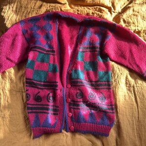 Colorful Geometric Women's Cardigan